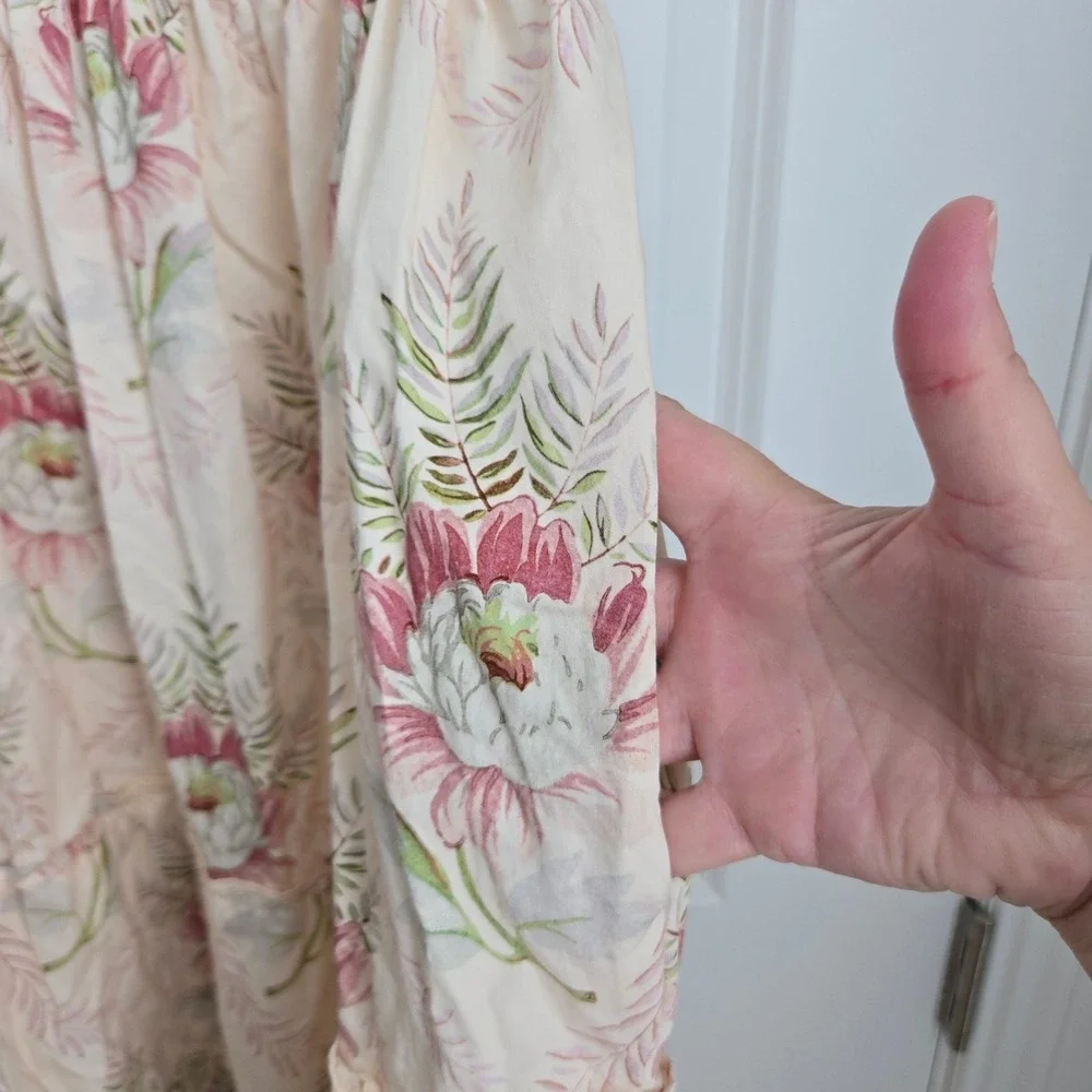 Hill House Home The Ellie Nap Dress Paradise Floral Smocked Midi Dress XXXL - Picture 7 of 10